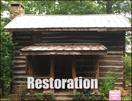 Historic Log Cabin Restoration  Sugar Grove, North Carolina